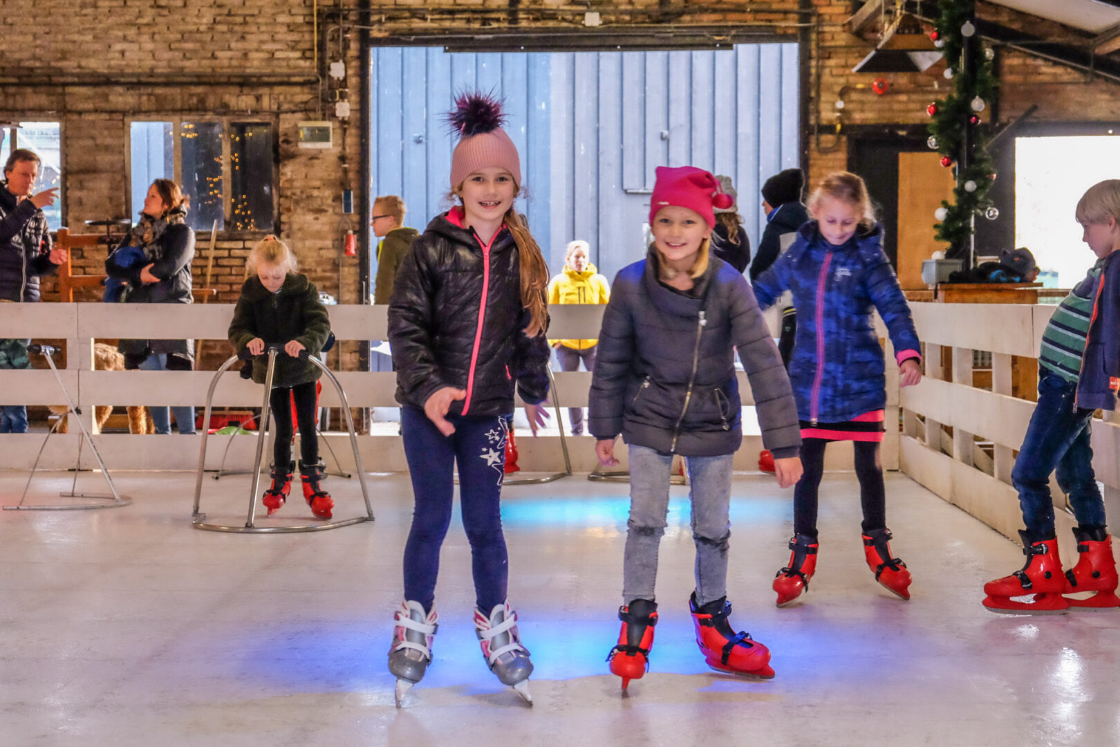 Schaatsen met je vrienden bij Boerderij de Boerinn