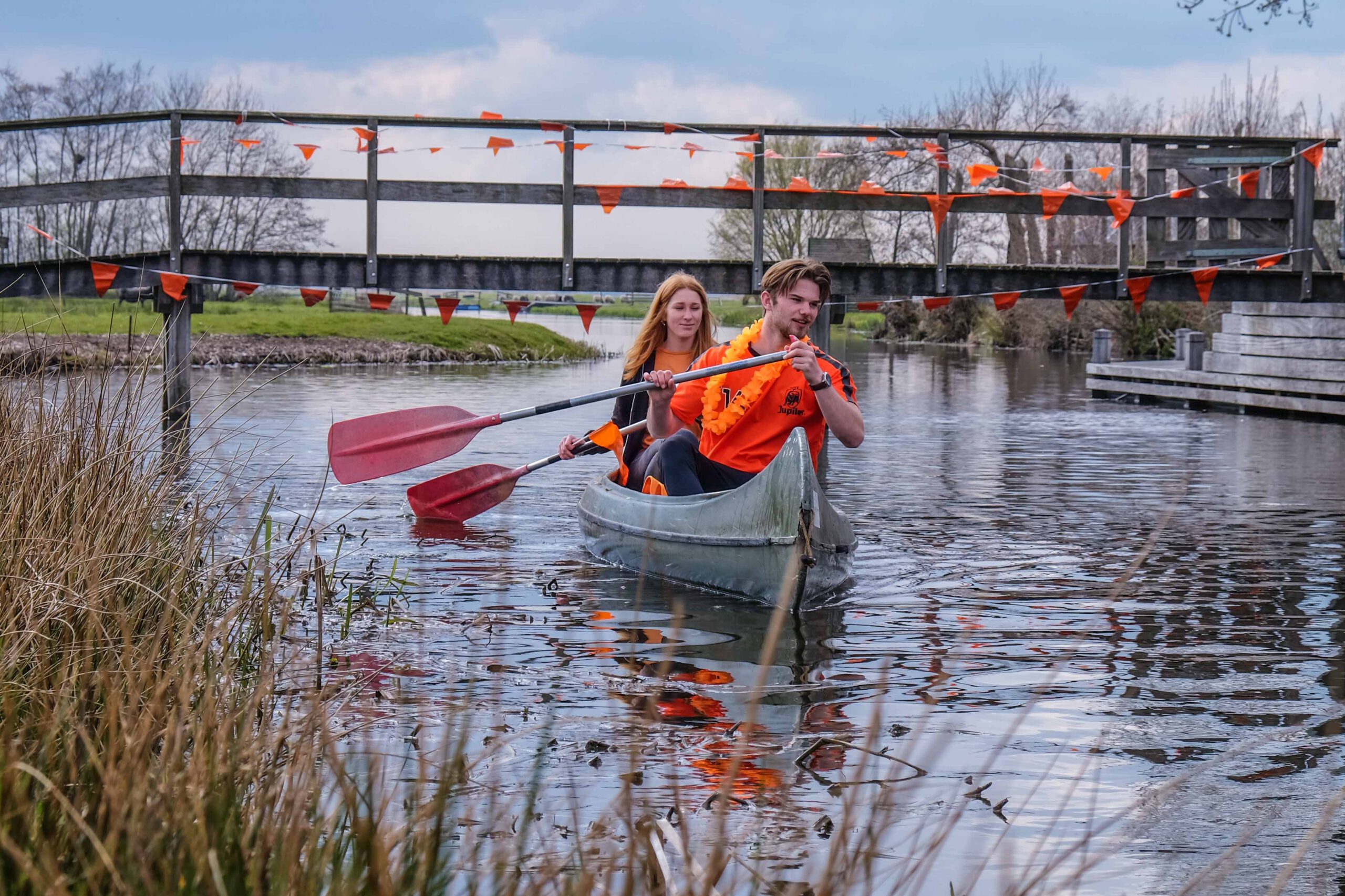 Kanovaren tijdens Koningsdag | Boerderij De Boerinn