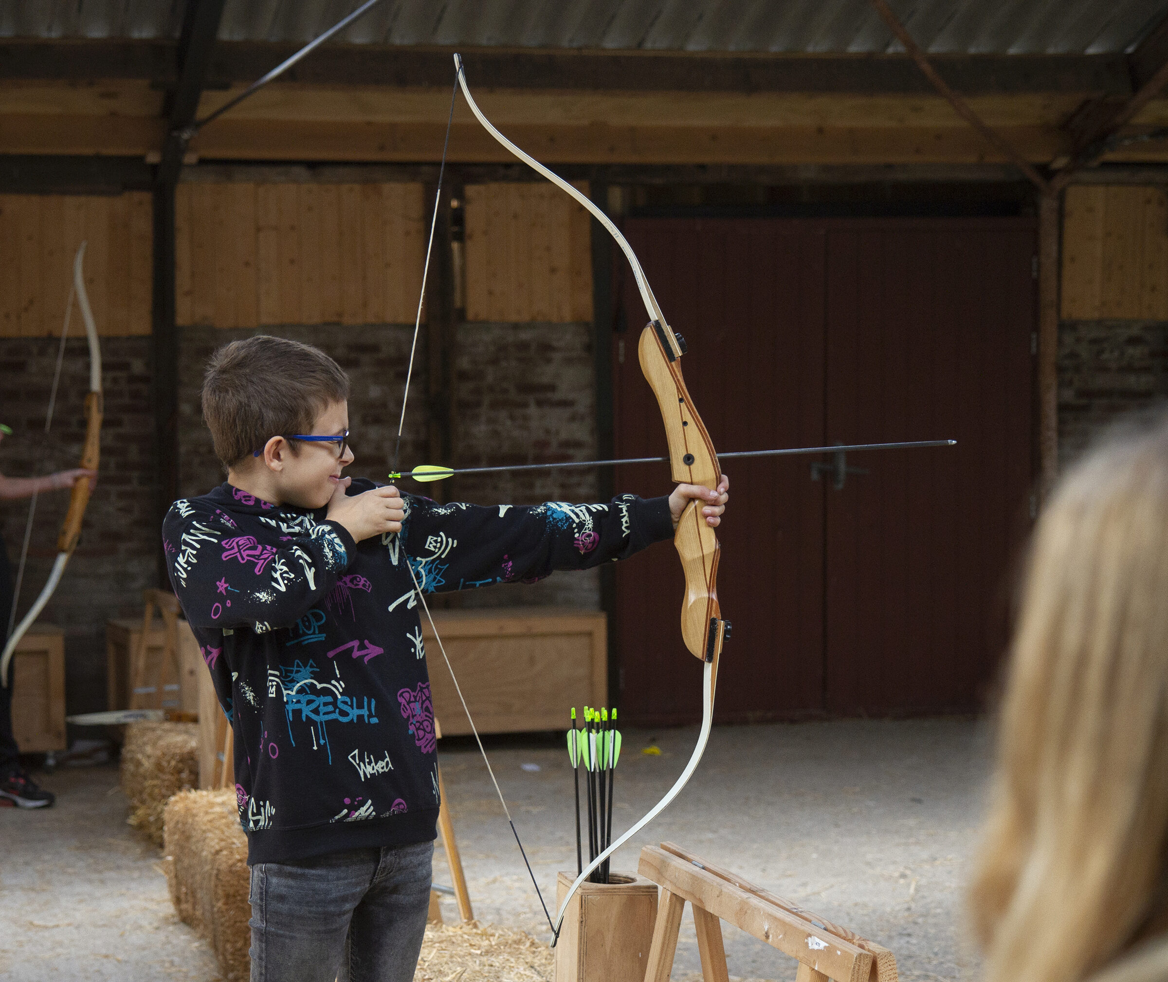 Boogschieten voor kinderen lenteboerderij | Boerderij De Boerinn