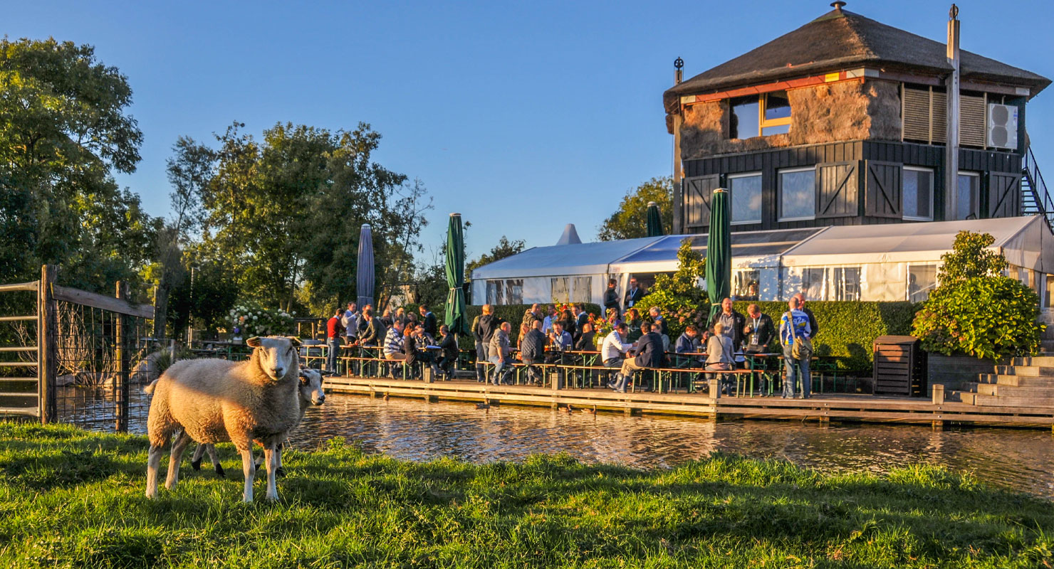 Aanzicht Boerderij De Boerinn Met Schaap