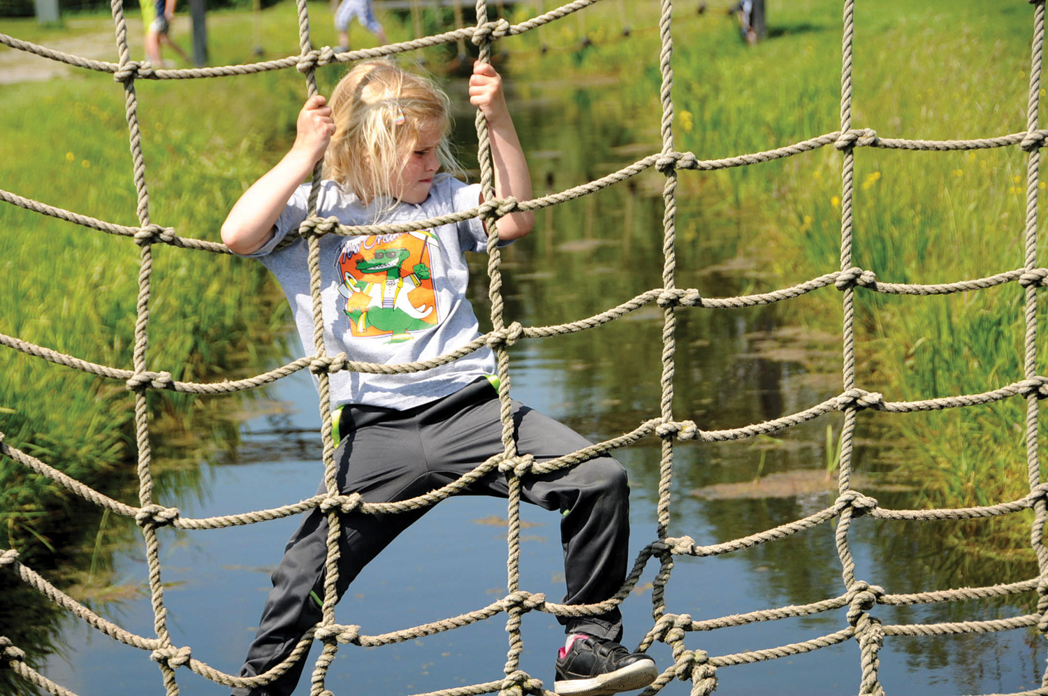 Poldersport voor kinderen bij Boerderij De Boerinn