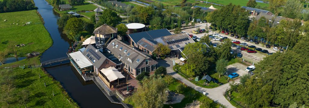 Bovenaanzicht van Boerderij De Boerinn